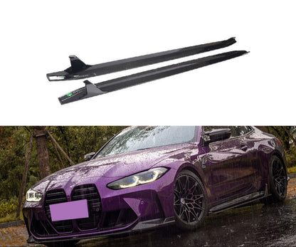 BMW G80/G82 M3/M4 Carbon Fiber Side Skirts