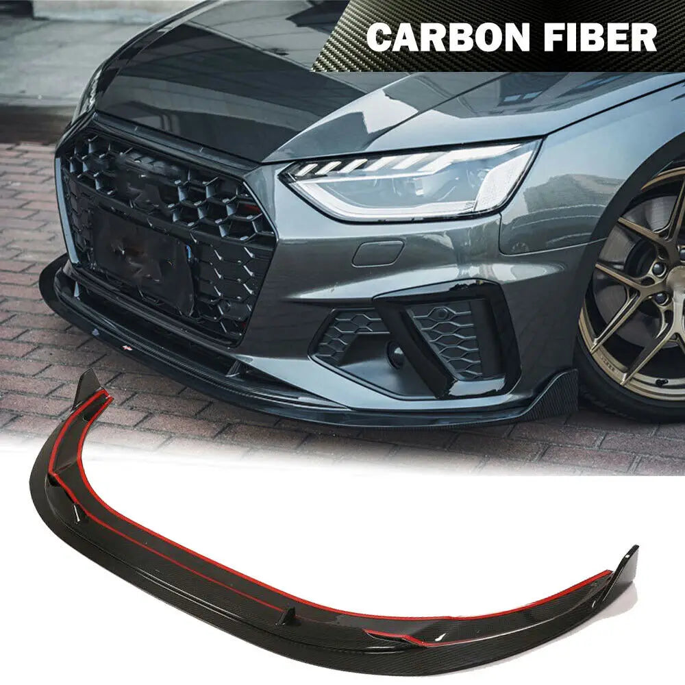 Audi A4 Carbon Fiber Front Lip